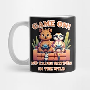 Wild Gaming Duo: Unstoppable Adventure Mug